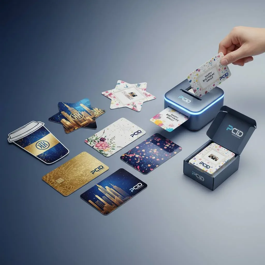 Specialty Cards, Custom Shapes, and Premium Options