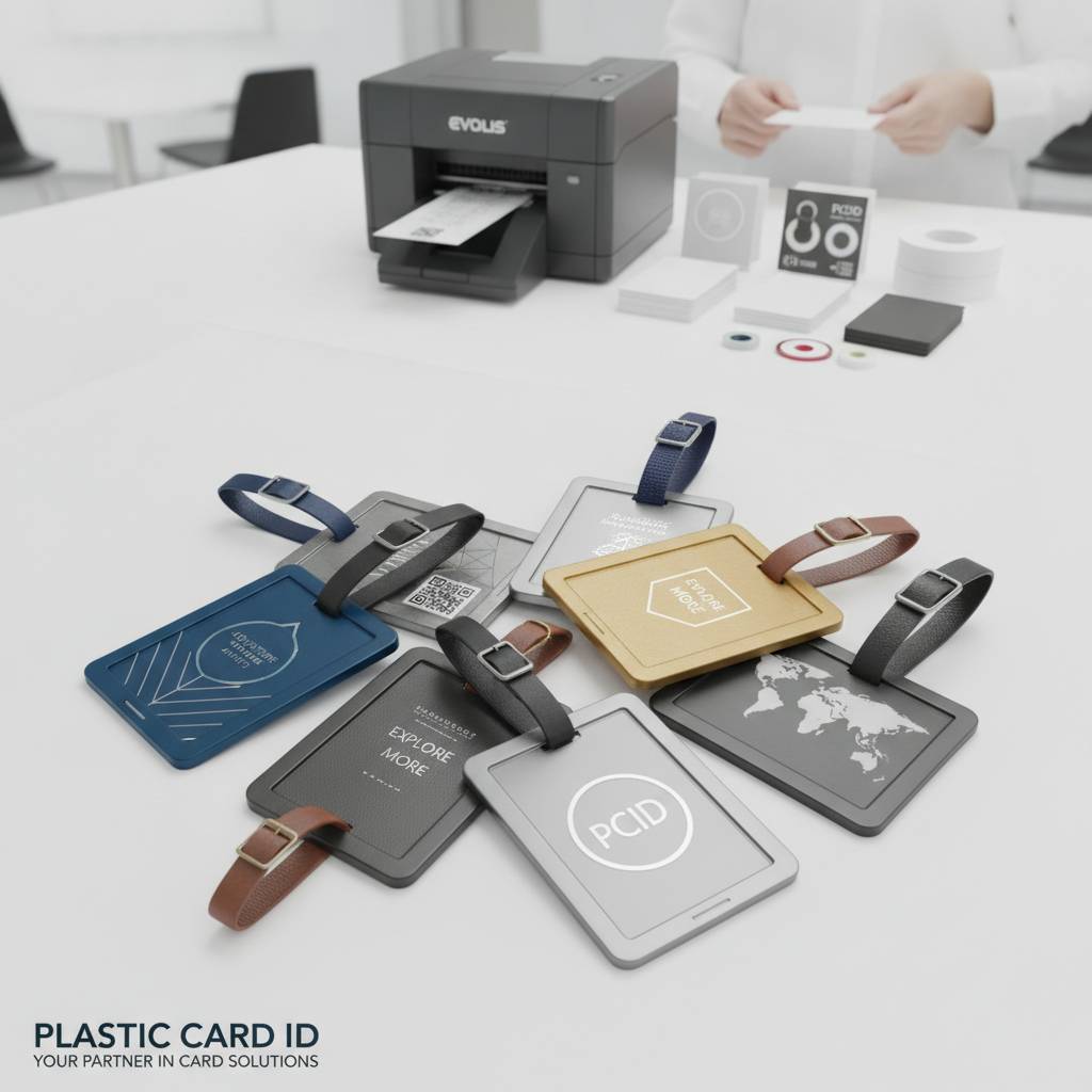 Card Printers and Supplies for In-House Luggage Tag Printing