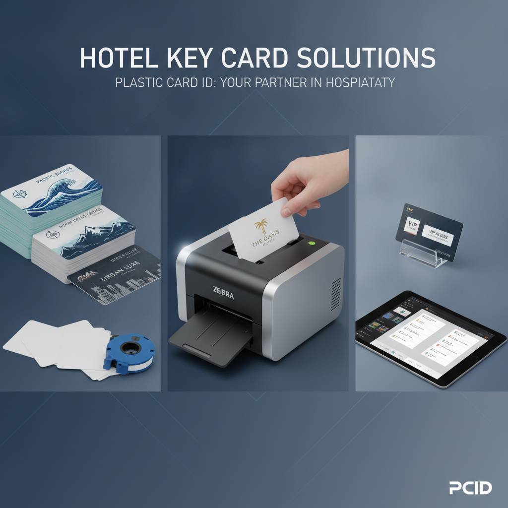Card Printers and Supplies for Hotel Front Desks