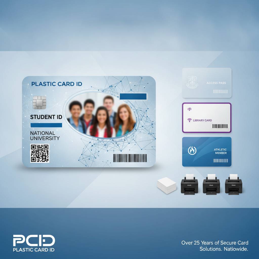 Types of Student ID Cards We Print and Ship Nationally