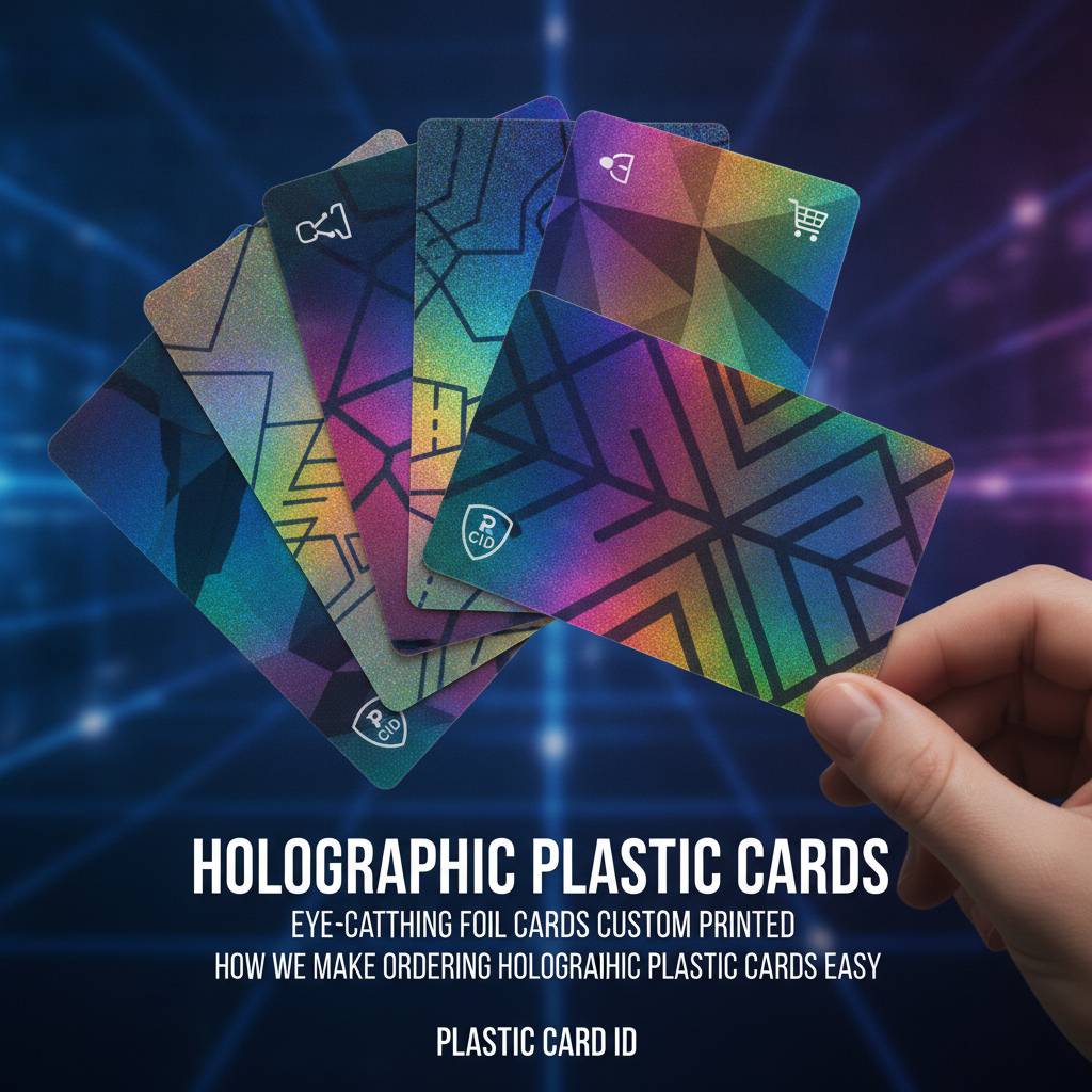 How We Make Ordering Holographic Plastic Cards Easy